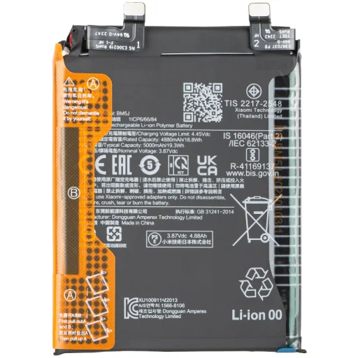 BM5J akkumulátor Xiaomi 12T Pro készülékhez - 1