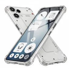 Nothing Phone (3a) Lite Techsuit - Shockproof Clear Silicone - Átlátszó tok