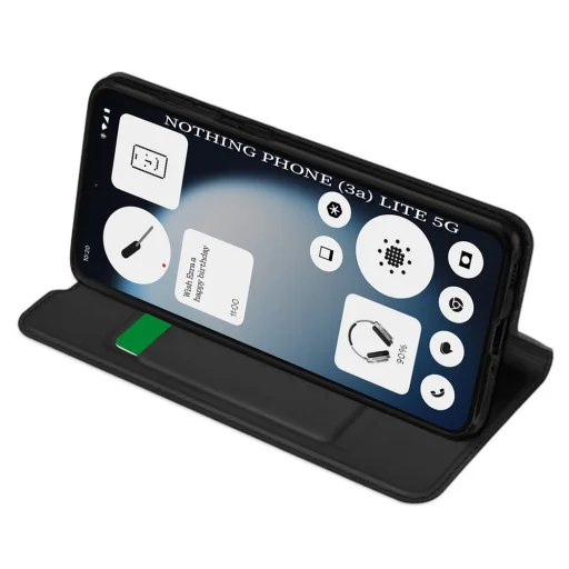 Nothing Phone (3a) Lite Techsuit Magskin Book Fekete tok - 2