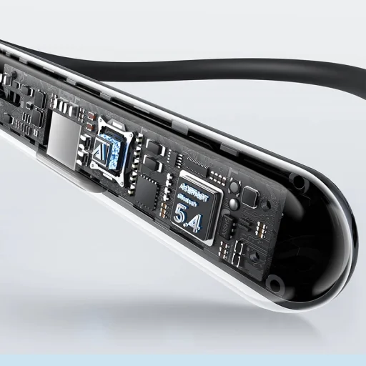 Bluetooth fülhallgató Acefast N5 - fej mögötti, nyakpántos, Bluetooth 5.4, LED kijelző, IPX4, 200mAh - fekete - 6