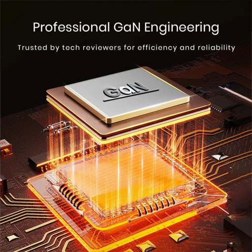 Lito - Fali töltő (LC15) - Type-C, USB kimenet, PD20W, GaN, tűzálló PC, EU csatlakozó - Fekete - 4