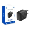 Hálózati töltő Lito Type-C Kimenet, PD45W, GaN, PC Tűzálló, EU Dugó - Fekete thumbnail