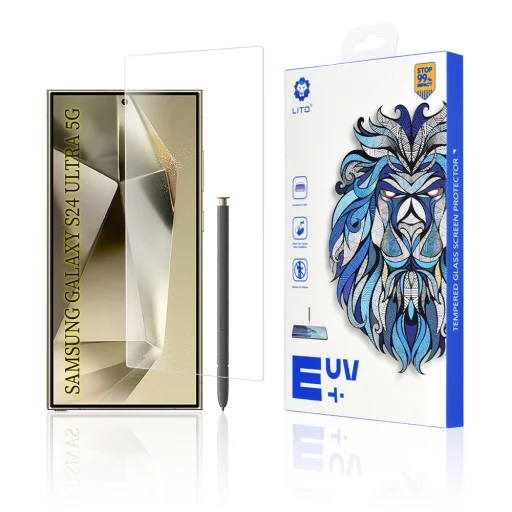 Samsung Galaxy S24 Ultra / S25 Ultra Lito 3D UV Glass - Átlátszó üvegfólia - 1