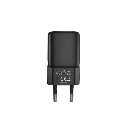 Lito Fali Töltő (LC11) - Type-C Kimenet, PD30W, GaN, Valós Idejű Védelem, EU Dugó - Fekete - 2