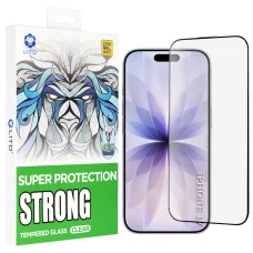 iPhone 16 Pro / iPhone 17 Fekete Lito - D+ Max Strong üvegfólia
