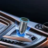 Acefast Autós töltő (B15) - Gyors töltés, USB, Type-C, 65W, Alumínium ötvözet - Fém szürke thumbnail