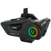 Crown C10 Motorkerékpár Intercom Bluetooth 5.3 fekete thumbnail