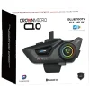Crown C10 Motorkerékpár Intercom Bluetooth 5.3 fekete thumbnail