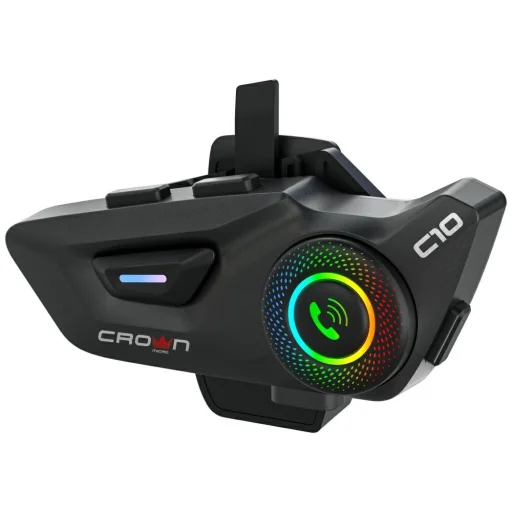 Crown C10 Motorkerékpár Intercom Bluetooth 5.3 fekete - 4