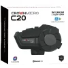 Crown C20 Motorkerékpár Intercom Bluetooth 5.1 fekete thumbnail