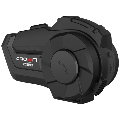Crown C20 Motorkerékpár Intercom Bluetooth 5.1 fekete - 4