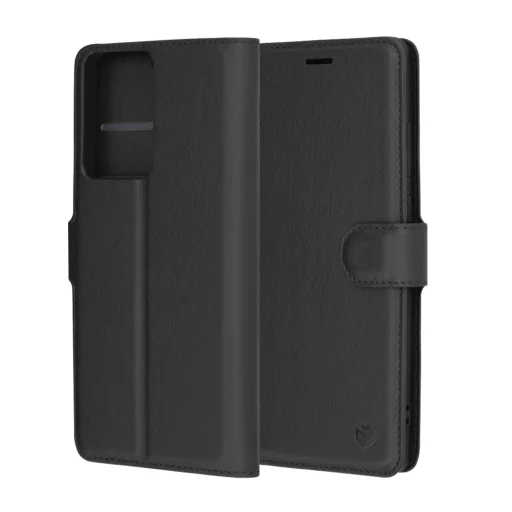 Motorola Moto G85 Techsuit - Leather Folio - Fekete tok - 6