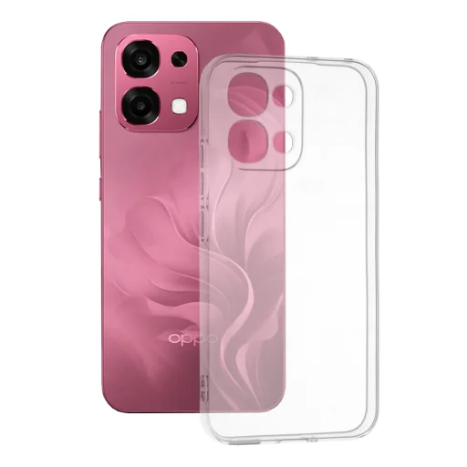 Oppo A6 Pro 4G / A6 Pro 5G Techsuit - Clear Silicone - Átlátszó tok - 1