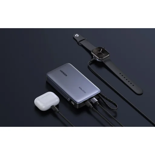 UGREEN PB551 Power Bank, 20000 mAh, 145W, retractable cable - 4