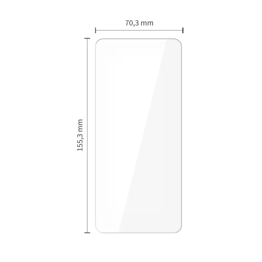 Motorola Edge 60 / 60 Pro / 60 Fusion üvegfólia Tech-Protect Hydroflex Fit+ 2-pack Átlátszó - 2