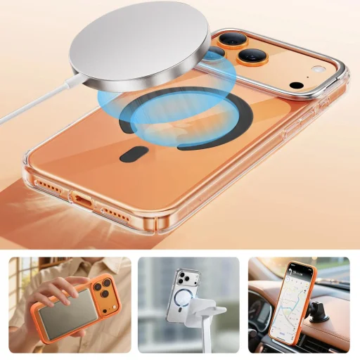 MMP-200 Tech-protect Mágneses MagSafe Gyűrű Fekete - 6