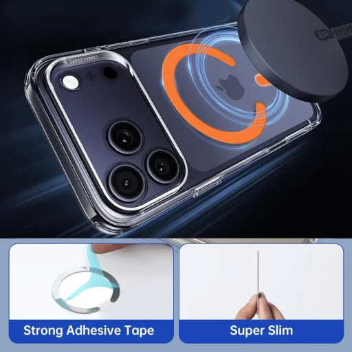 Tech-protect MMP-200 Mágneses MagSafe gyűrű Narancssárga - 7