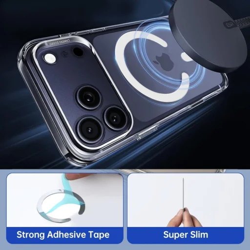 Tech-Protect MMP-200 Mágneses MagSafe Gyűrű Fehér - 7