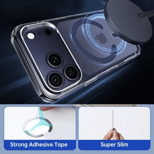 MMP-200 Tech-protect mágneses MagSafe gyűrű - Mély kék - 7