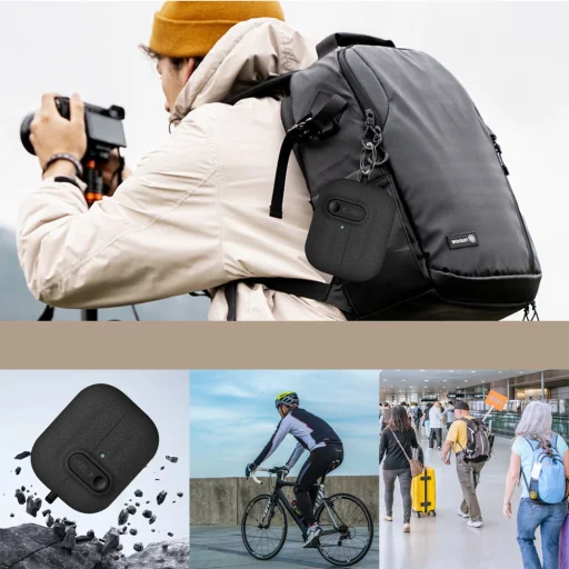 Samsung Galaxy Buds 3 / 3 Fe / 3 Pro Tech-Protect Slim Hook tok Fekete - 8