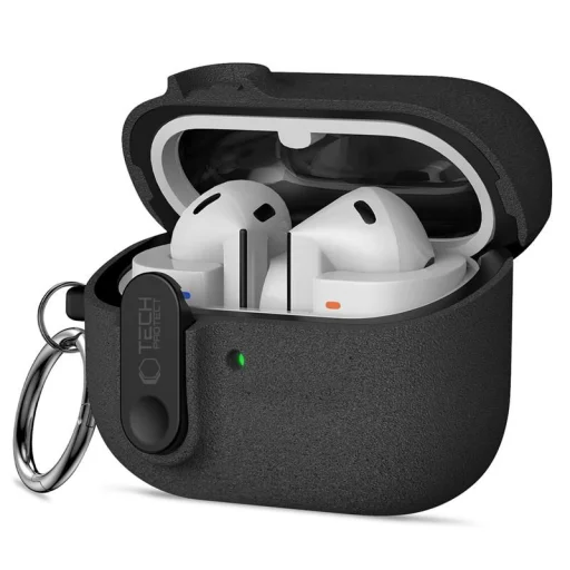 Samsung Galaxy Buds 3 / 3 Fe / 3 Pro Tech-Protect Slim Hook tok Fekete - 1