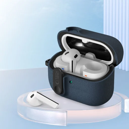 Samsung Galaxy Buds 3 / 3 Fe / 3 Pro Tech-protect Slim Hook tok Fluffy Kék - 6