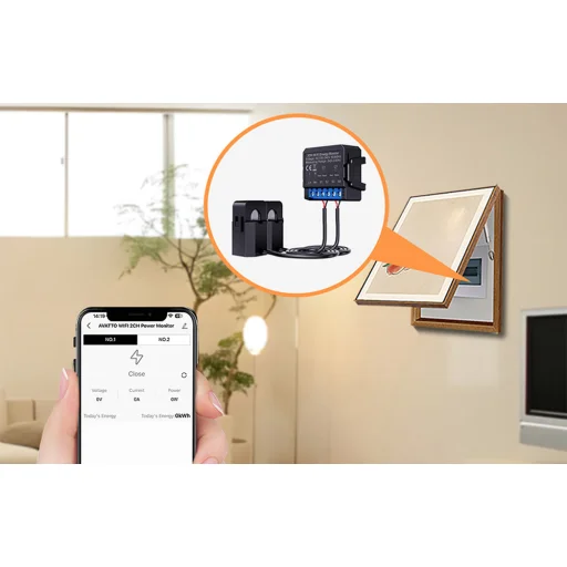 Avatto WPM16-2 intelligens kétirányú energiamérő - 6