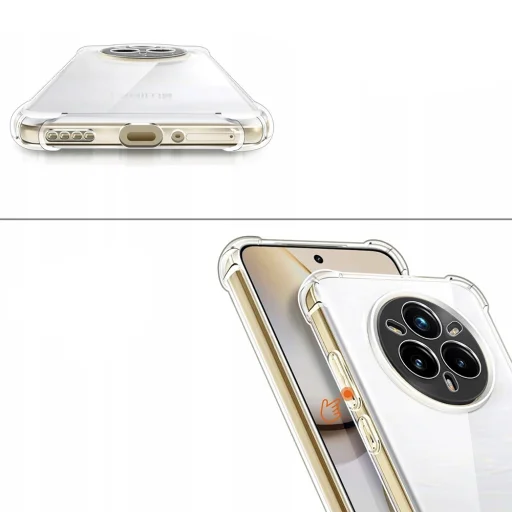 Realme GT 8 Pro Techsuit - Ütésálló Átlátszó Szilikon [Kerek Kamerakivágás] - Átlátszó tok - 4