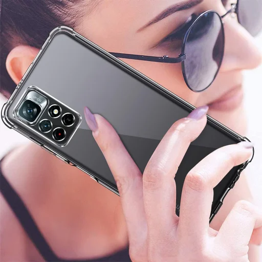 Xiaomi Redmi Note 11 / Note 11S Techsuit - Ütésálló Átlátszó Szilikon - Átlátszó tok - 6