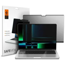 Macbook Pro 14 M1 / M2 / M3 / M4 / M5 2021-2025 Spigen Safe View privatizačné ochranné sklo
