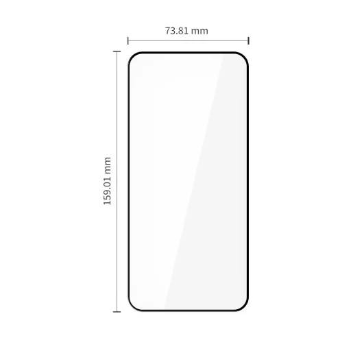 Xiaomi Redmi Note 15 Pro 5G üvegfólia Tech-protect Glass Fit+ 2-csomag fekete - 2