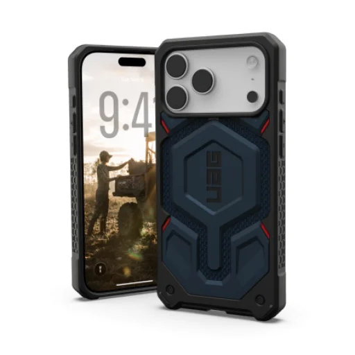 UAG Monarch Pro MagSafe tok iPhone 17 Pro Max - Sötétkék - 1