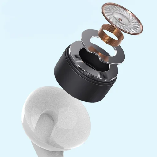 Dudao X3+ Vezetékes USB-C Fülhallgató - Fehér - 4