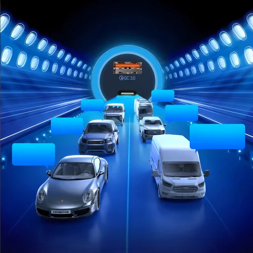 Dudao R4Ultra 120W Power Delivery Quick Charge LED autós töltő USB-A USB-C - Szürke - 6