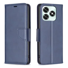 Honor X5c Plus – báránybőr hatású, flip műbőr tok, kék