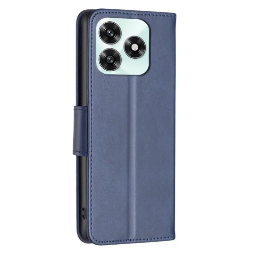 Honor X5c Plus – báránybőr hatású, flip műbőr tok, kék - 3