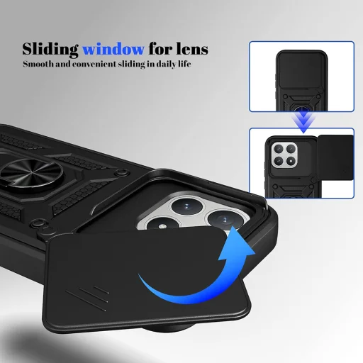 Xiaomi Poco F8 Pro - Techsuit CamShield Series - Kék tok - 4