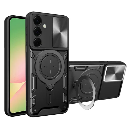 Samsung Galaxy A57 5G Techsuit CamGuard Pro Fekete tok - 1