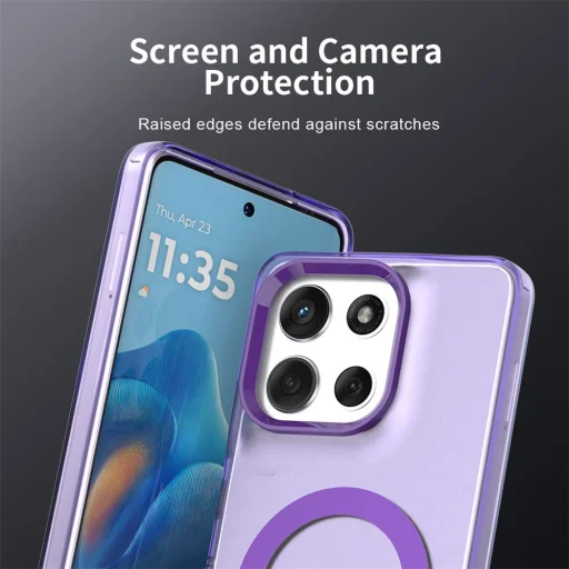 Motorola Moto G86 Purple Techsuit CandyCase MagSafe tok - 4