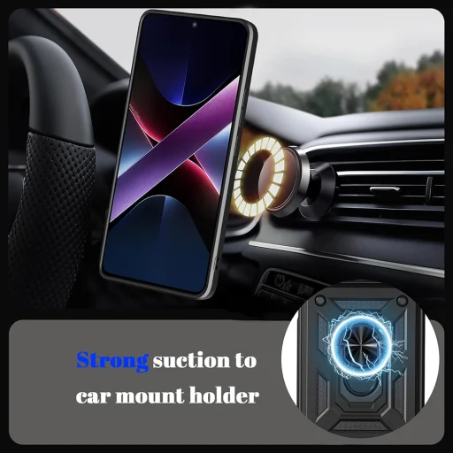 Xiaomi Poco F8 Ultra Techsuit CamShield Series Fekete tok - 5