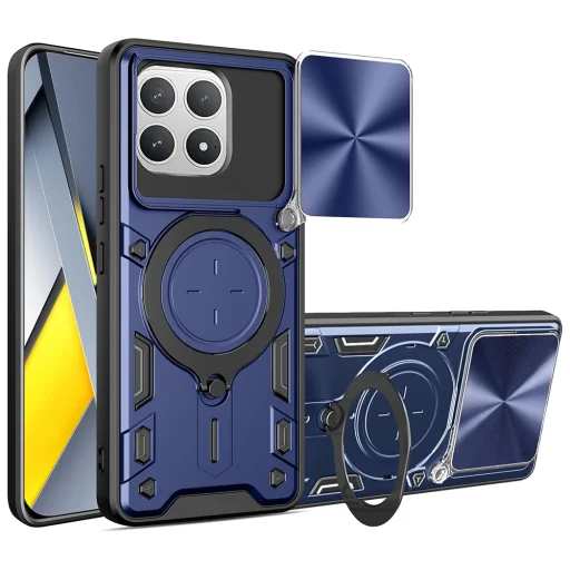 Xiaomi Poco F8 Pro Techsuit CamGuard Pro - Kék tok - 1