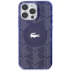 iPhone 16 Pro Lacoste HC IML Monogram Silver Croc Logó tok, tengerészkék thumbnail