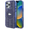 iPhone 16 Pro Lacoste HC IML Monogram Silver Croc Logó tok, tengerészkék thumbnail