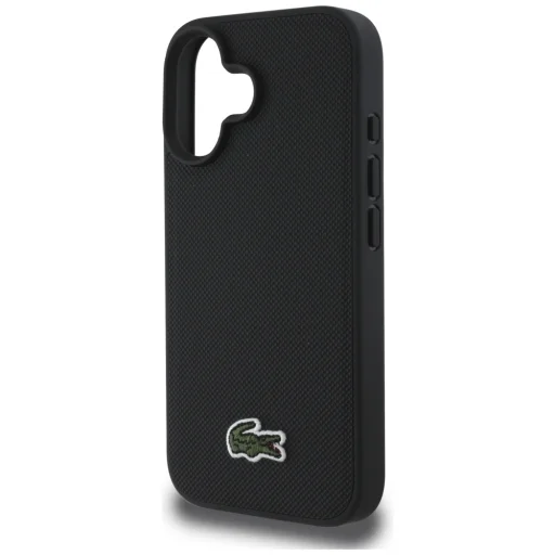 iPhone 16 Plus Lacoste Iconic Petit Pique Crossbody Cord MagSafe fekete tok - 6