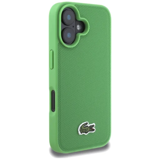 iPhone 16 Plus Lacoste Iconic Petit Pique Crossbody Cord MagSafe zöld tok - 4