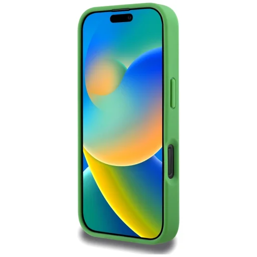 iPhone 16 Plus Lacoste Iconic Petit Pique Crossbody Cord MagSafe zöld tok - 5