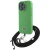 iPhone 16 Pro Max Lacoste Iconic Petit Pique Crossbody Cord MagSafe zöld tok thumbnail