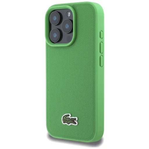 iPhone 16 Pro Max Lacoste Iconic Petit Pique Crossbody Cord MagSafe zöld tok - 2