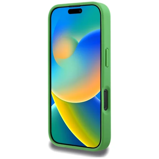 iPhone 16 Pro Max Lacoste Iconic Petit Pique Crossbody Cord MagSafe zöld tok - 5