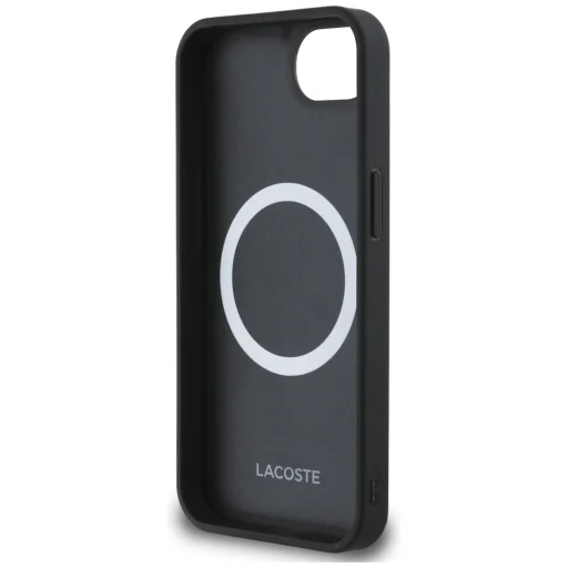 iPhone 16e Lacoste Iconic Petit Pique Woven Logo MagSafe piros tok - 7